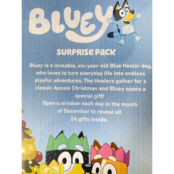 NEW DISNEY BLUEY Classic Christmas Surprise Advent Calendar Countdown Holiday - Picture 7 of 8